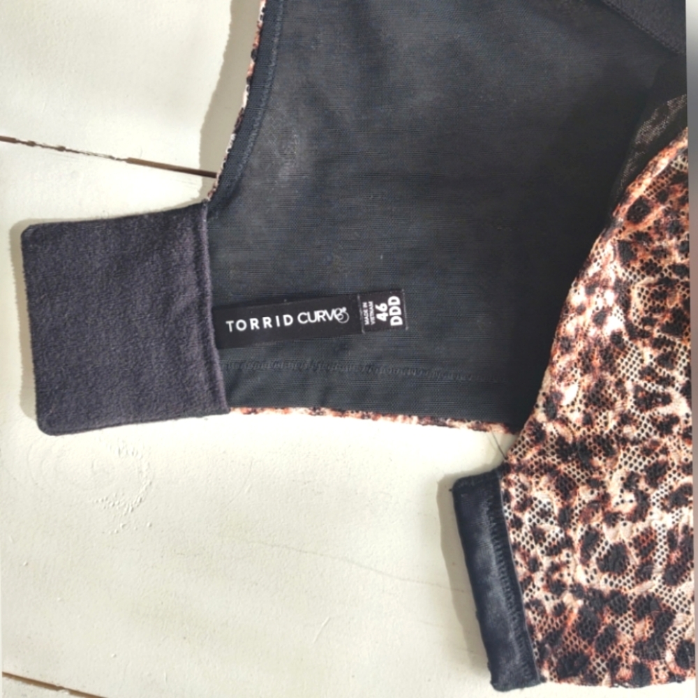 Torrid Curves Bra Leopard Print. 46ddd - image 5